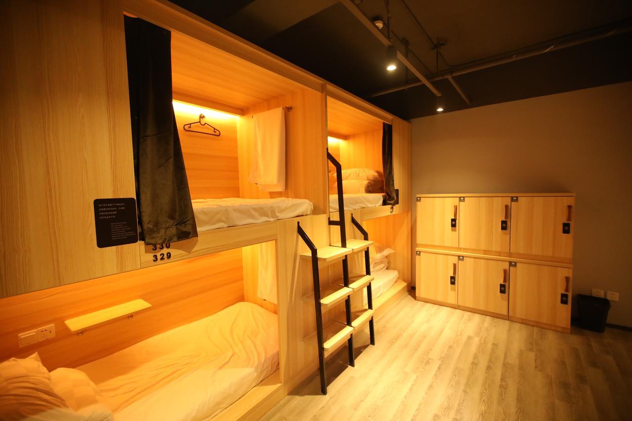 Chengdu Desti Youth Park Hostel Chunxi Road Exterior foto